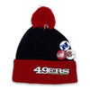 49ers Buttons Coll. New Era NLF Sport Red & Black Knit Hat