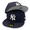 New York Yankees Basic New Era Flag 59FIFTY Navy Fitted Hat