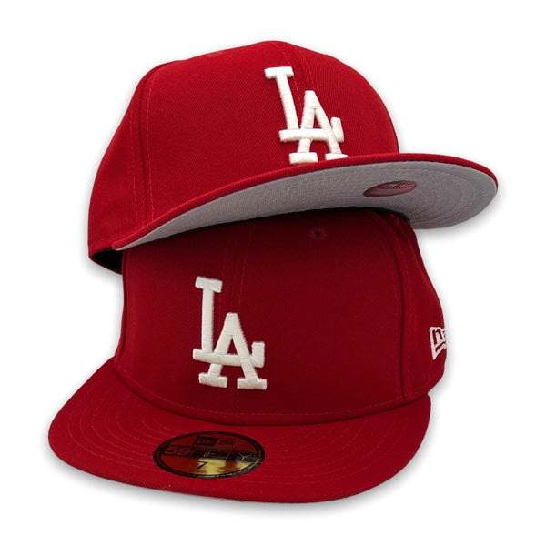 Dodgers Basic 59FIFTY New Era Red Fitted Hat
