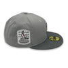 Pink Glazed Coll. Cardinals New Era 59FIFTY Gray & Graphite Hat Pink Bottom