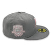 Pink Glazed Coll. Dodgers New Era 59FIFTY Gray Hat Pink Bottom