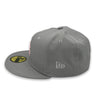 Pink Glazed Coll. Dodgers New Era 59FIFTY Gray Hat Pink Bottom
