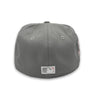 Pink Glazed Coll. Dodgers New Era 59FIFTY Gray Hat Pink Bottom
