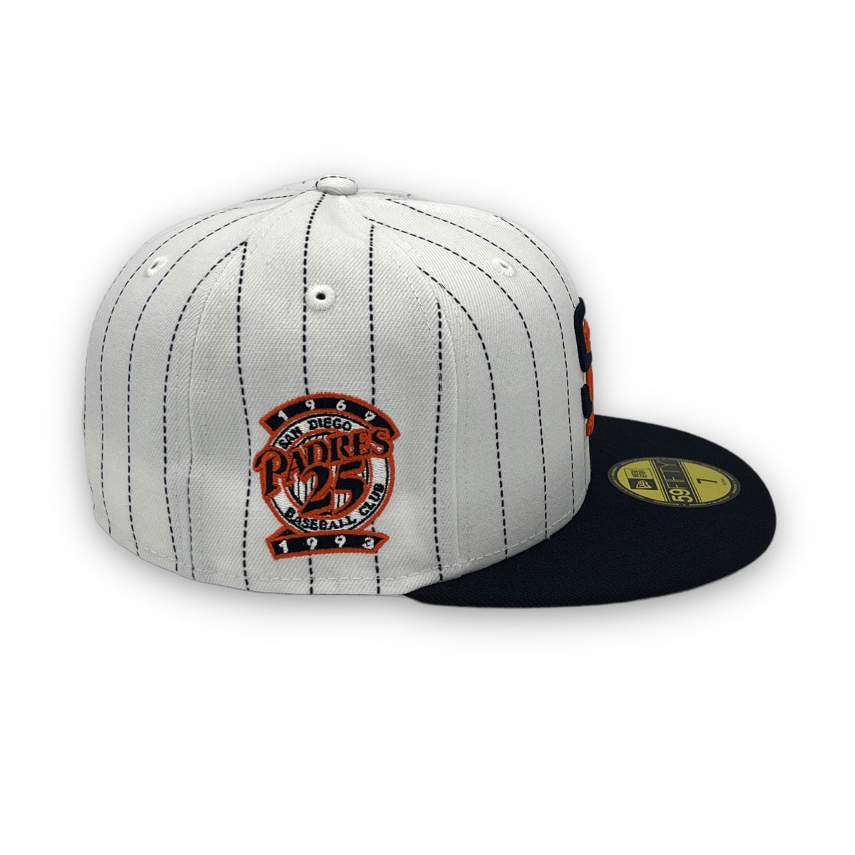 New Era San Diego Padres 25th Anniversary Pinstripe Heroes Elite Edition 59FIFTY Fitted Hat