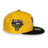 Pirates 59FIFTY New Era Yellow & Black Fitted Hat Grey Bottom