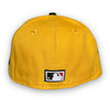 🎃 Pirates 59FIFTY New Era Yellow & Black Fitted Hat Grey Bottom