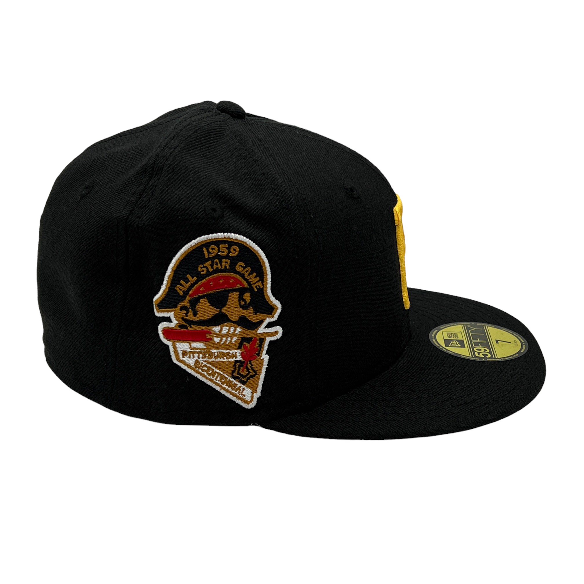 Pittsburgh Pirates 1959 ASG 59FIFTY New Era Yellow & Black Fitted Hat – USA  CAP KING