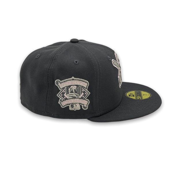 Pittsburg Pirates 94 ASG New Era 59FIFTY Graphite Hat Pink Bottom