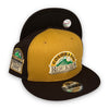 Rockies 95 Coors Field 9FIFTY New Era Brown Snapback Hat Brown Bottom