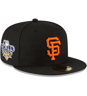 San Francisco Giants 10 WS New Era 59FIFTY Black Fitted Hat