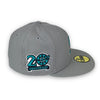 Seattle Mariners 20th Anni. New Era 59FIFTY Grey Hat Teal Bottom