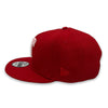 Silver Roses 3 Pack Rangers 9FIFTY New Era Red Snapback Hat