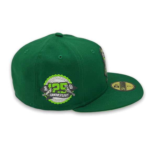 Slimy Duet Coll. Cardinals New Era 59FIFTY Green Hat Neon Bottom