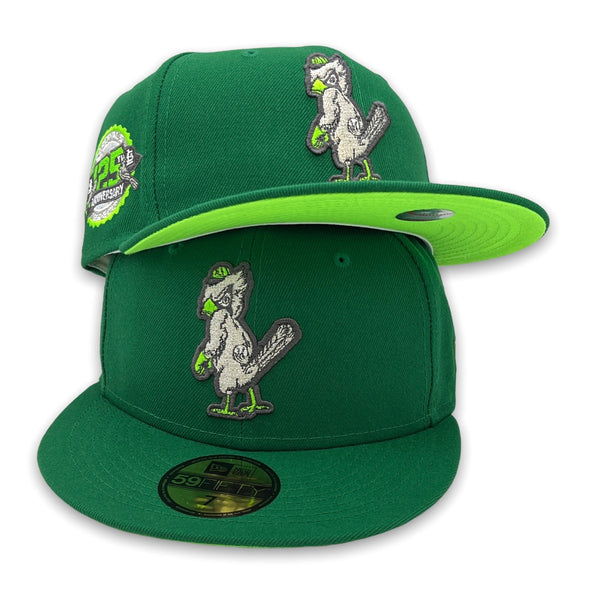 Slimy Duet Coll. Cardinals New Era 59FIFTY Green Hat Neon Bottom
