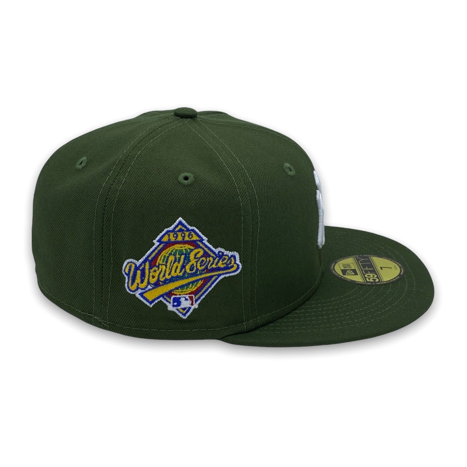New York Yankees New Era All Olive Green/Pink Bottom With 1996 World Series  Patch On Side 9FIFTY