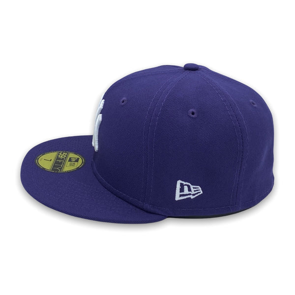 Spring in NYC Yankees 1998 World Series New Era Fitted Purple Hat