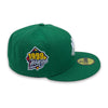 Spring in NYC Yankees 1999 WS 59FIFTY New Era Kelly Green Fitted Hat