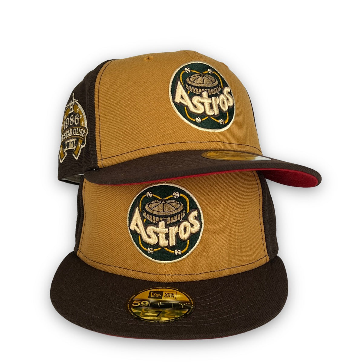 Houston Astros Fitted Brown