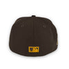Street Rules Cubs 59FIFTY New Era Brown & Tan Fitted Hat Tan Bottom