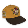 Street Rules Pirates 59FIFTY New Era Tan & Brown Fitted Hat H Red Bottom