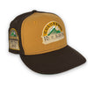 Street Rules Rockies 59FIFTY New Era Brown & Tan Fitted Hat Green Bottom