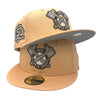 Summer Pack Braves New Era 59FIFTY Peach Hat Gray Bottom