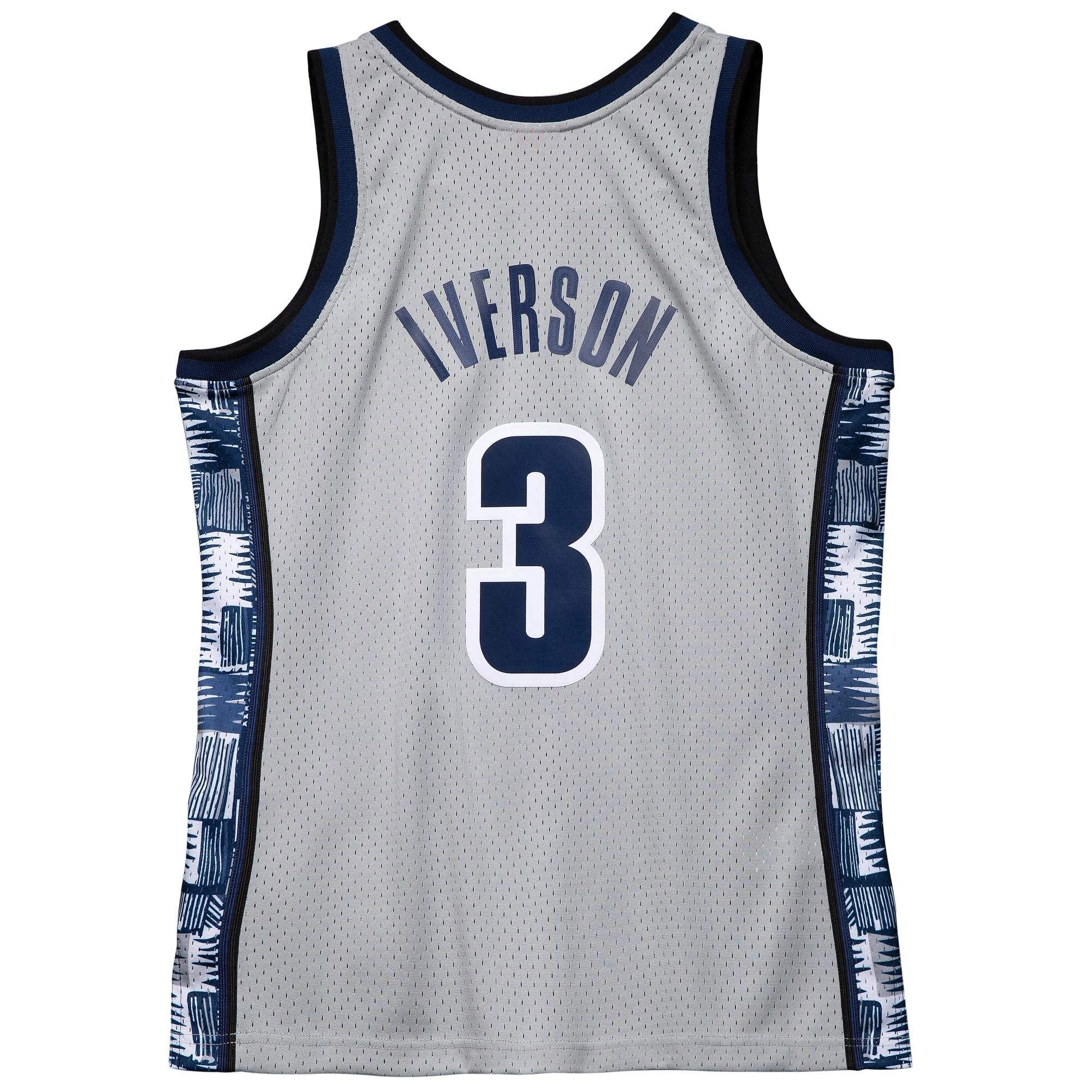 swingman allen iverson georgetown university jersey