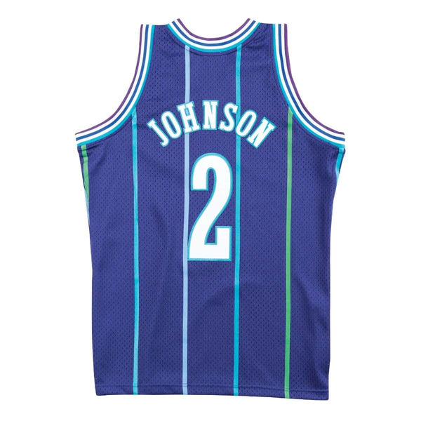 Swingman Jersey Charlotte Hornets Alternate 1994-95 Larry Johnson
