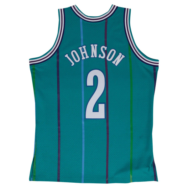 Swingman Jersey Charlotte Hornets Road 1992-93 Larry Johnson