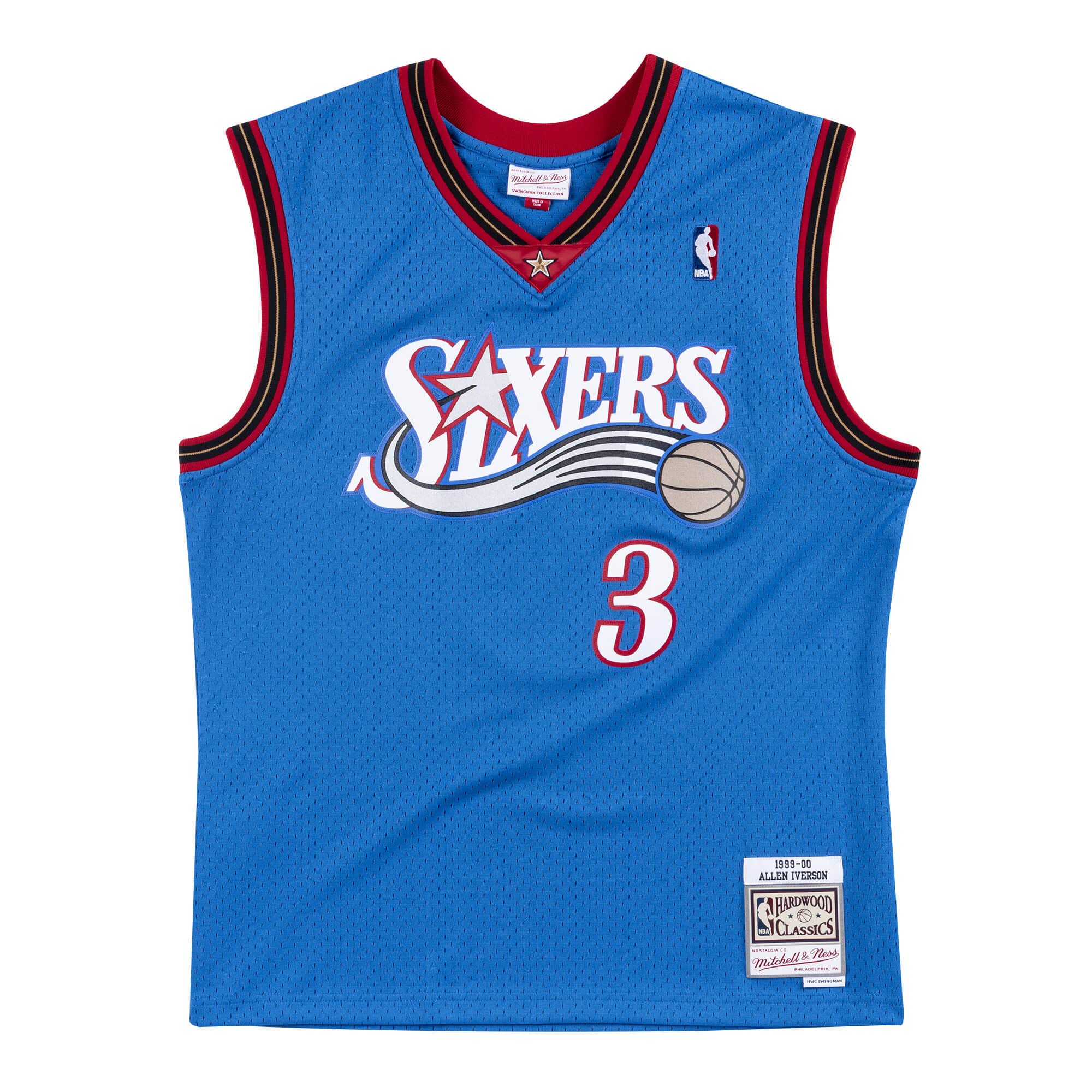 Swingman Jersey Philadelphia 76ers Alternate 1999-00 Allen Iverson