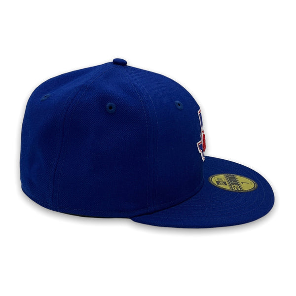 Texas Rangers Basic 1984 New Era 59FIFTY Blue Hat