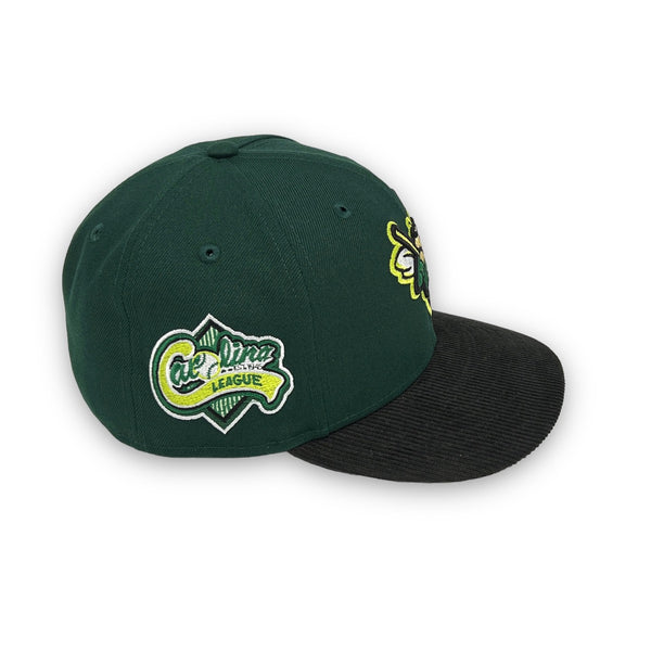 The C Pack 2.0 GreenJackets New Era 59FIFTY Green & Black Corduroy Hat Cyber Green Bottom