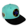 The C Pack 2.0 Brooklyn Dodgers New Era 59FIFTY Blue Tint & Black Corduroy Hat Yellow Bottom