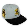 The C Pack 2.0 Pirates New Era 59FIFTY H Grey & Black Corduroy Hat Grey Bottom