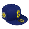 The Trifecta Pack Mariners 59FIFTY New Era Blue Fitted Hat Grey Bottom