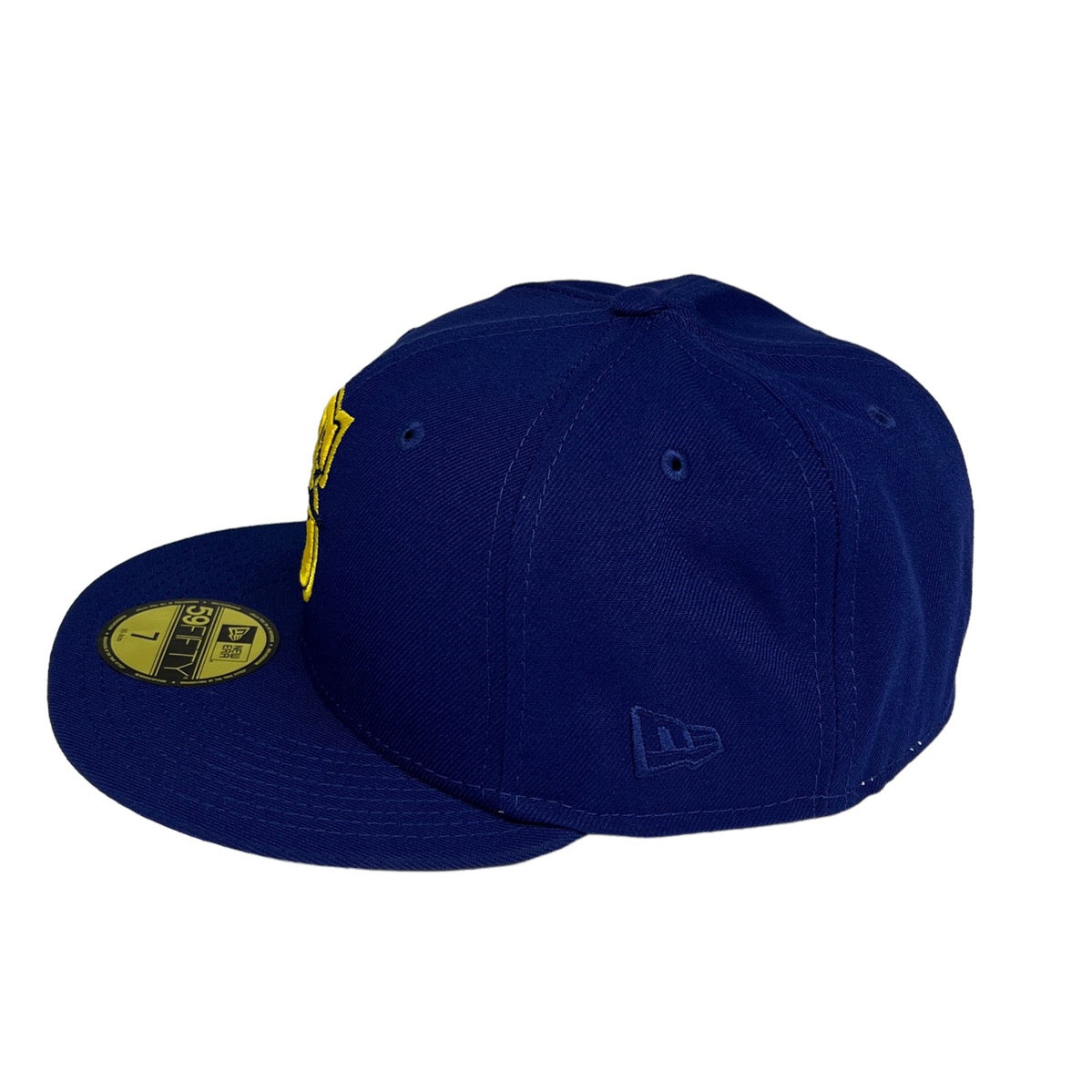 Seattle Mariners 1 New Era Dark Royal Blue/Sky Blue Bottom With 2023  All-Star Game Patch On Side 59FIFTY Fitted Hat