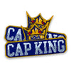 USA Cap King Embroidered Heat Seal Patch