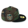 Urban Jungle Mariners 23 ASG 59FIFTY New Era Camo Fitted Hat Teal Bottom