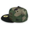 Urban Jungle Mariners 23 ASG 59FIFTY New Era Camo Fitted Hat Teal Bottom