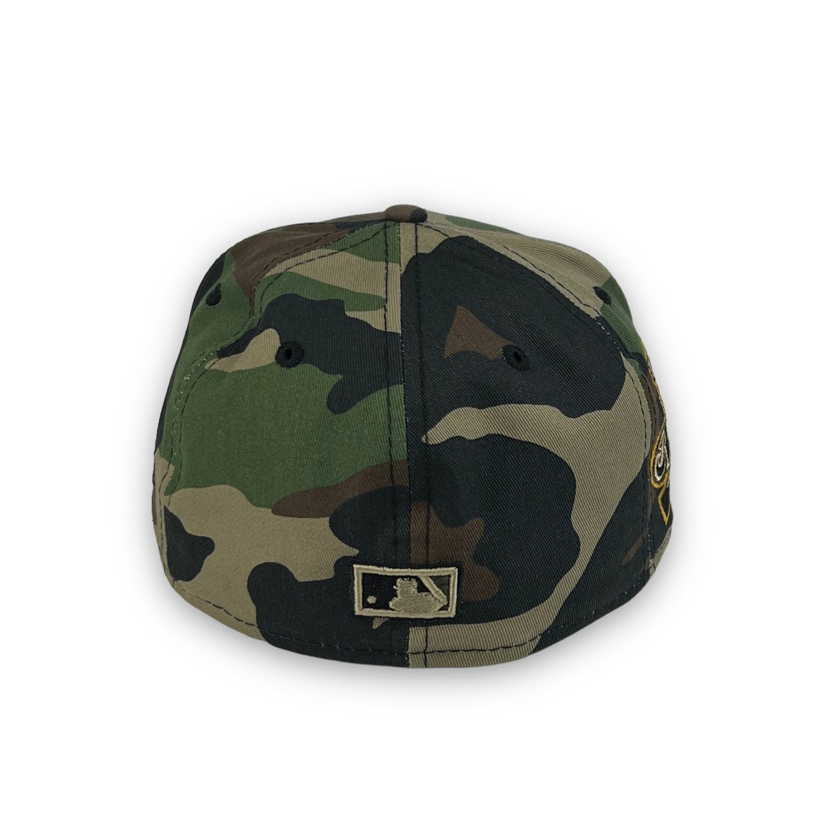 Toronto Blue Jays 40th Anniversary New Era 59FIFTY Fitted Hat (BurntWood Realtree Camo Green Under BRIM) 7 5/8