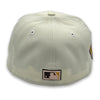 Vintage Spirit Coll. Blue Jays New Era 59FIFTY Hat Chrome & Brown Yellow Bottom