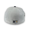 White Dome Pirates 06 ASG 59FIFTY New Era White & Light Navy Fitted Hat Grey Bottom