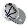White Dome Pirates 06 ASG 59FIFTY New Era White & Light Navy Fitted Hat Grey Bottom