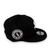 White Sox ASY 9FIFTY New Era Black Snapback Hat Grey Bottom