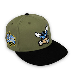 Official New Era Wilmington Blue Rocks MiLB Soft Yellow 59FIFTY Fitted Cap  B8420_243 B8420_243