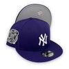 Yankees 00 SS 9FIFTY New Era Purple Snapback Hat Grey Bottom