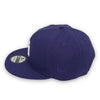 Yankees 00 SS 9FIFTY New Era Purple Snapback Hat Grey Bottom