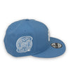 Yankees 00 SS 9FIFTY New Era Sky Blue Snapback Hat Grey Bottom