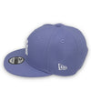 Yankees 100th Anni. 9FIFTY New Era Lavender Snapback Hat Grey Bottom