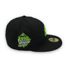 Yankees 1999 World Series New Era 59FIFTY Black & Neon Fitted Hat